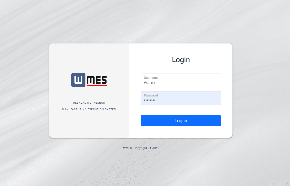 WMES product screenshot